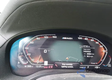 2022 BMW X4 M40I z USA, uszkodzony, nr VIN 5UX43DT01N9J05143